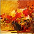 Paul Kenton Canvas Paintings - Bouquet decembre